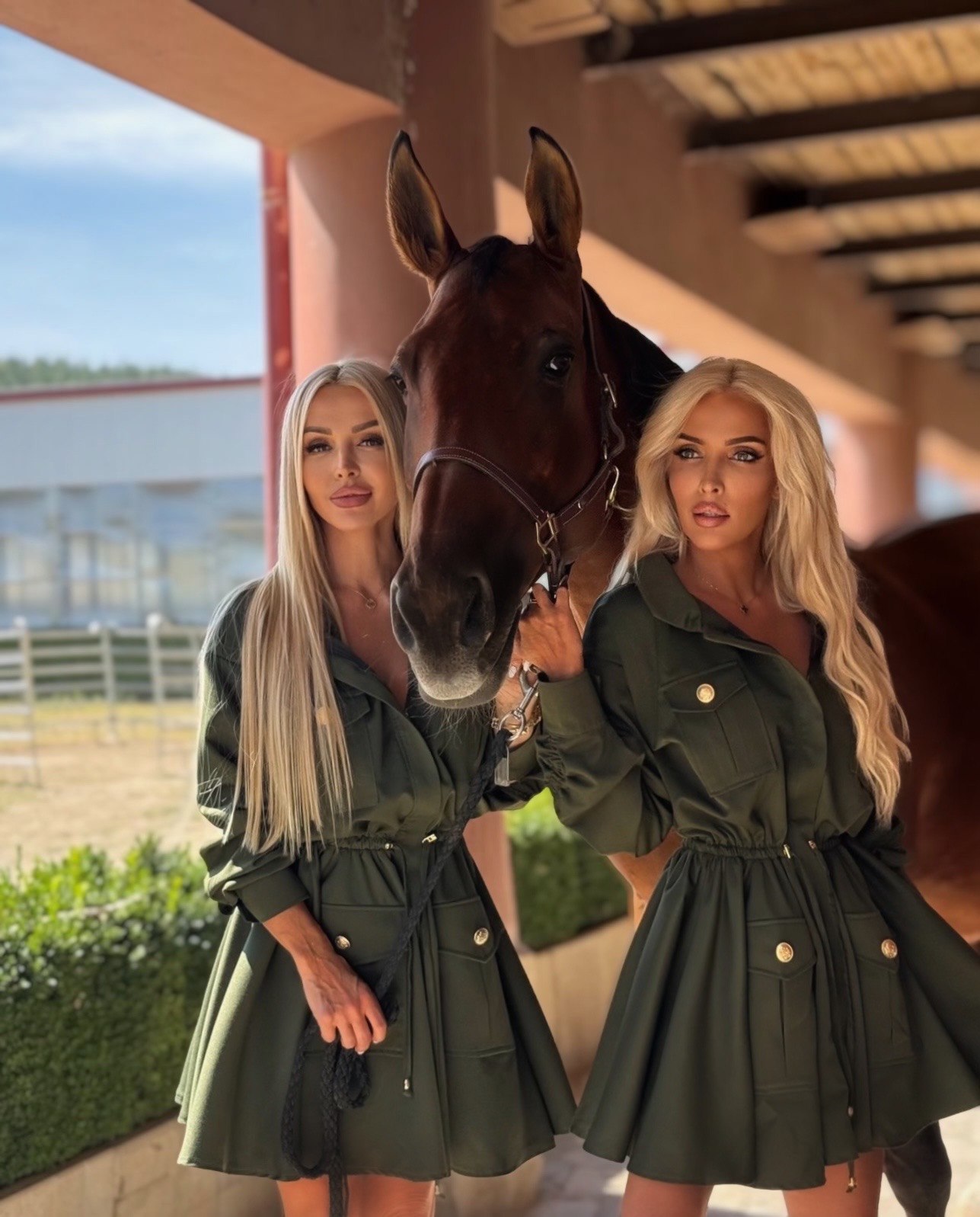 Autumn Green Dress