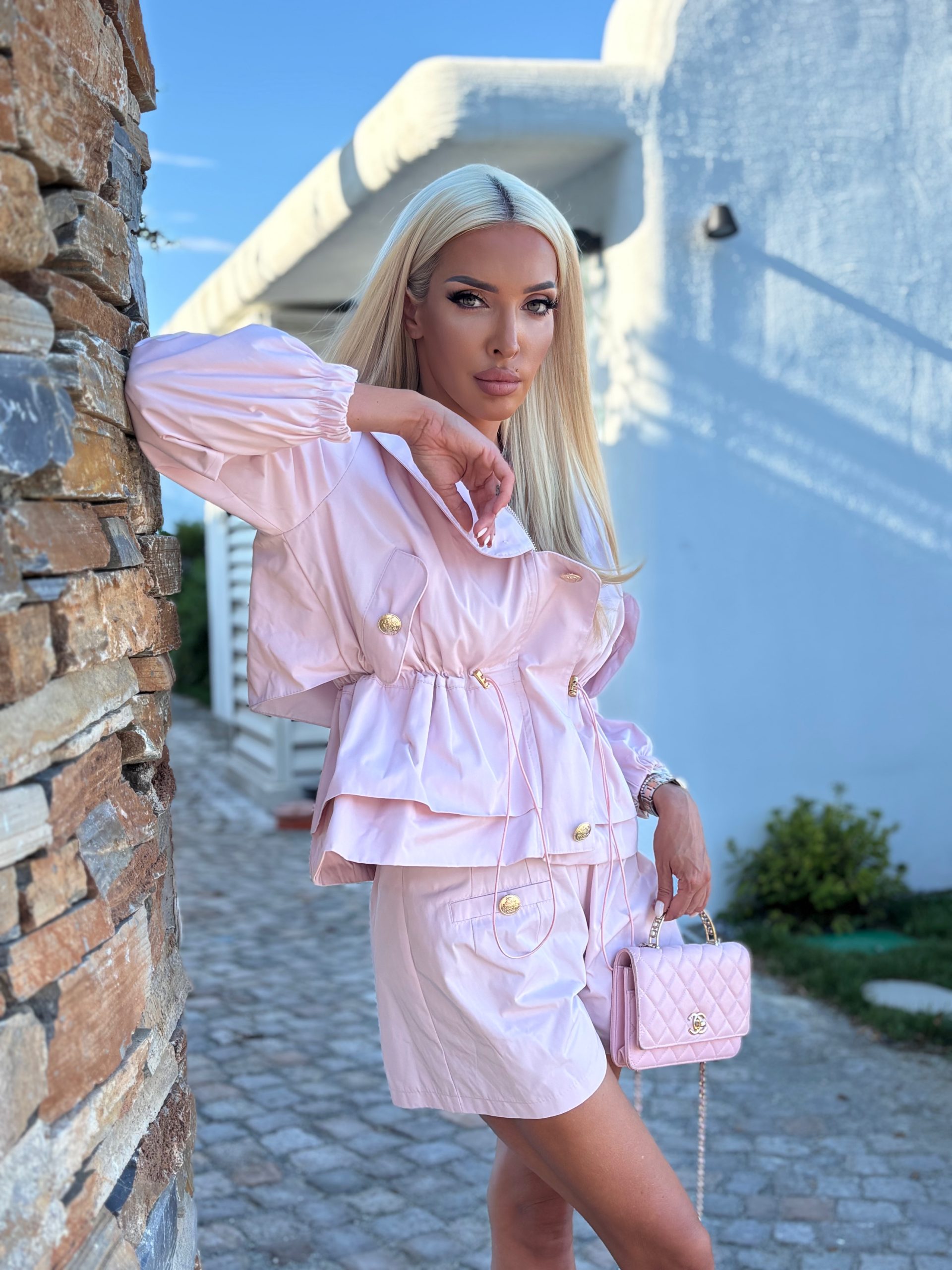 Pink Waterproof Jacket - Image 2